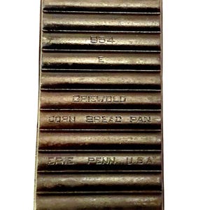 Griswold 954 E Cast Iron Camp Fire Corn Bread Stick Pan French Roll Baking Mold