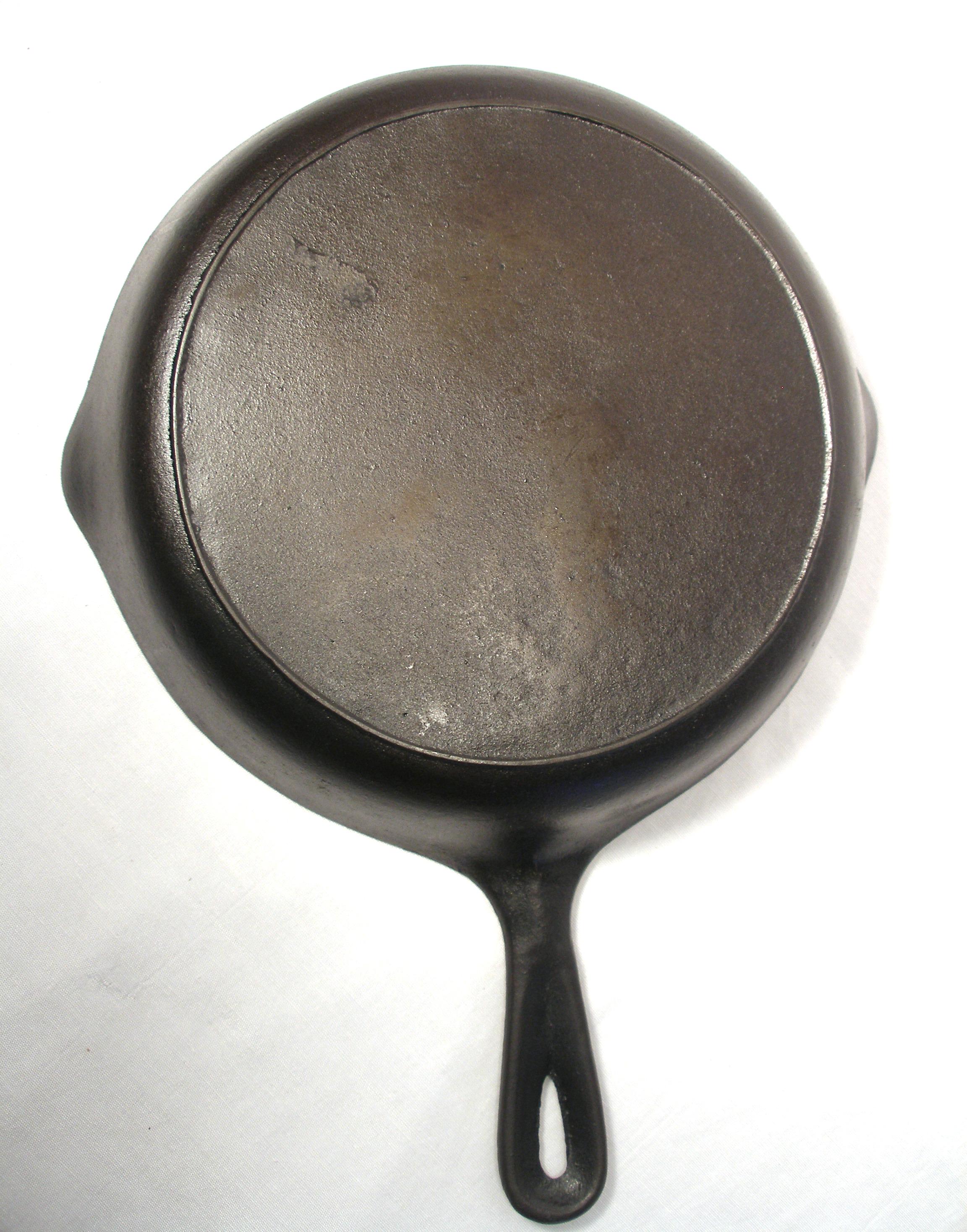 Antique #8 Wapak Cast Iron Wood Stove Top, Camp Fire, Fryer Skillet Pan