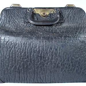 Porte-documents en cuir antique en laiton, avocat, médecin, accessoire de film médical, sac à main