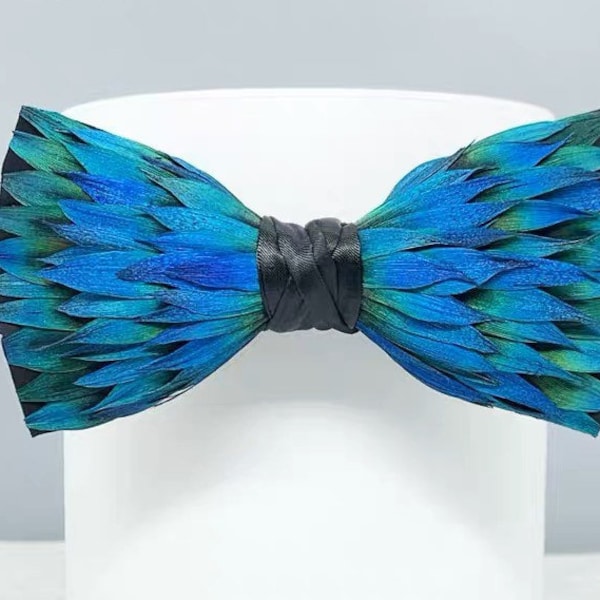 Feather Bow Ties - Etsy