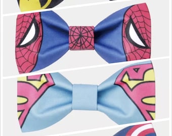 Handmade Super Heros Bow tie Bow tie