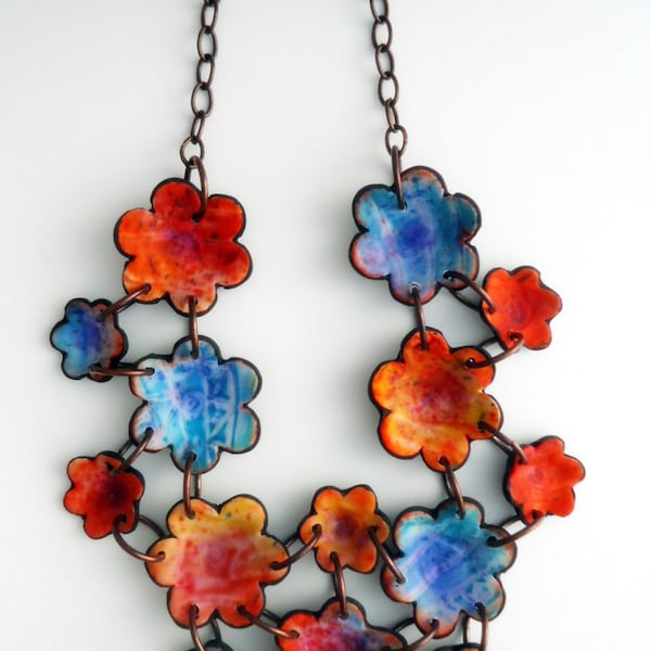 Polymer clay necklace