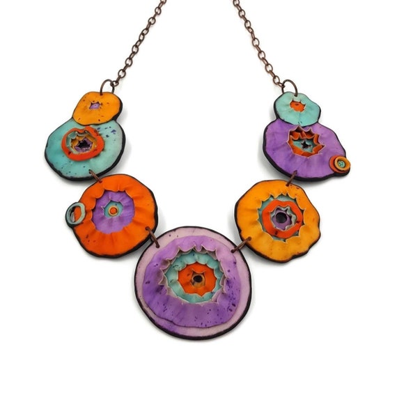 Colorful Necklace Statement Necklace 