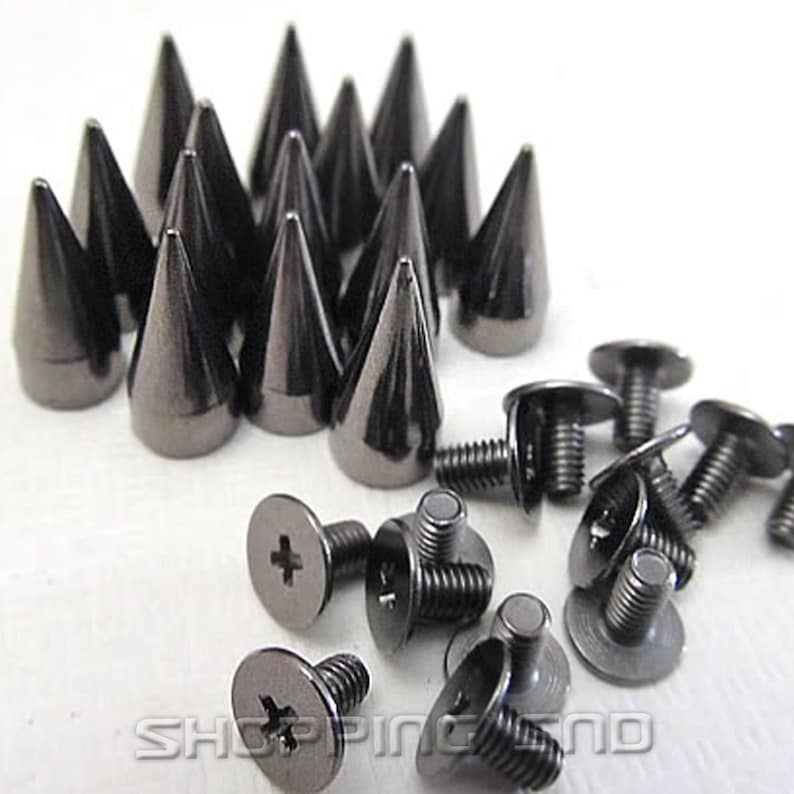 13mm Cone Spike Studs for Clothing Metal Spikes and Studs Etsy