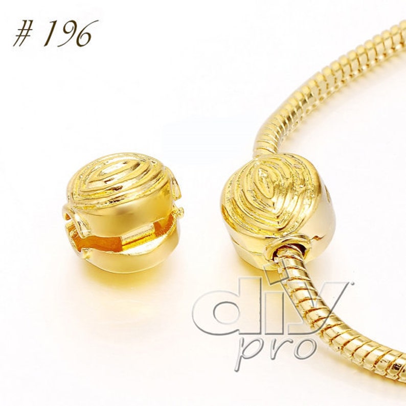 Gold Charm Clasps For Charm Bracelets Making 1/10/20/40pcs Etsy
