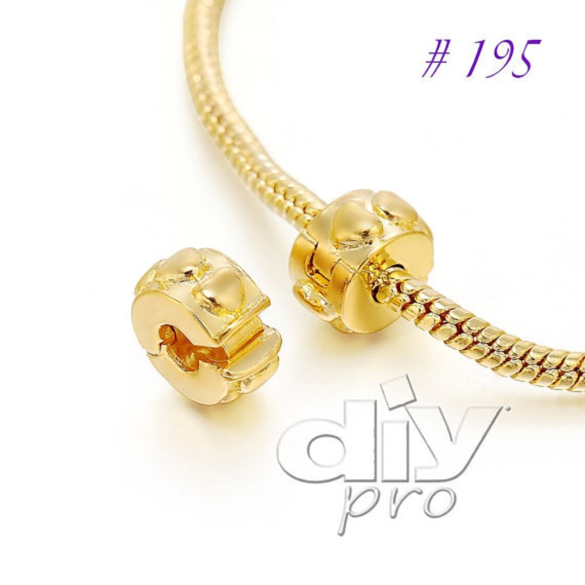 Gold Charm Clasps For Charm Bracelets Making 1/10/20/40pcs Etsy