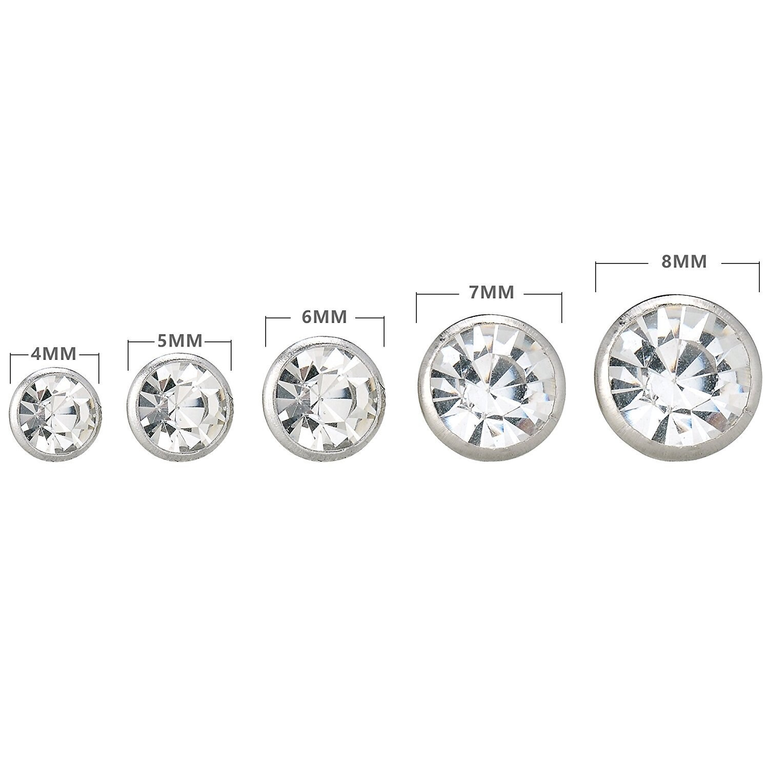 Premium Quality 570pcs Crystal Rapid Rivets Kit, Czech Crystal ...