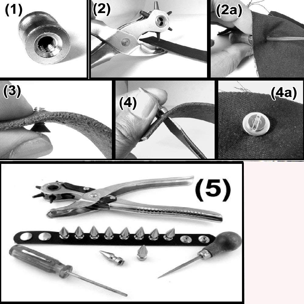 Wholesale 8mm Button Studs for Leather Craft Screw Back Metal Etsy