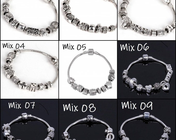 Charm Clasps Silver Plated for Charm Bracelets Making Premium Etsy