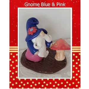 Handmade Themed Gnomes-Full Figurines-Crafted by hand using Polymer Clay-Made to Order Too!