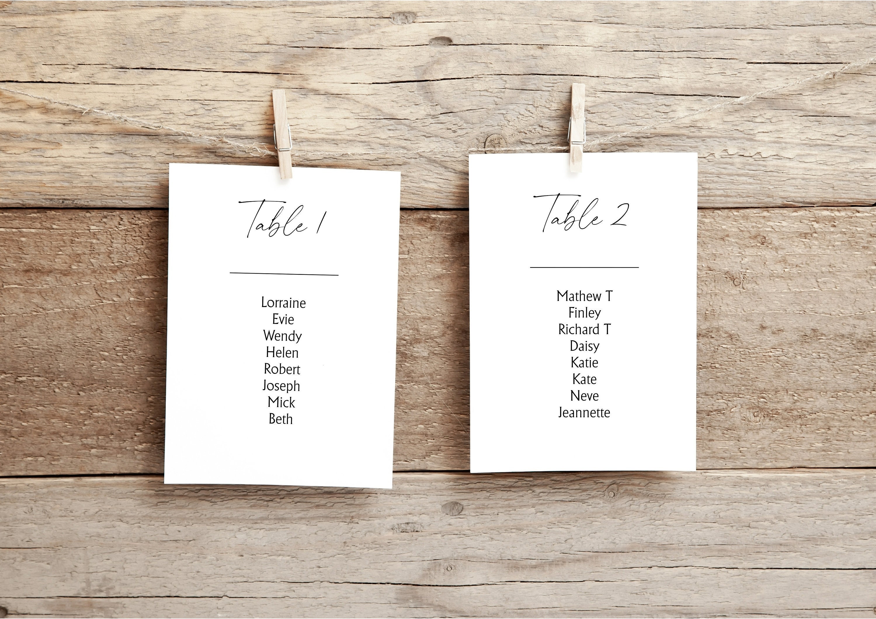 Cheap 2024 placement cards