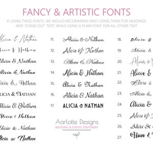 DIY Printed Wedding Table Seating Plan Chart Cards and Headers Simple Modern 203 image 4