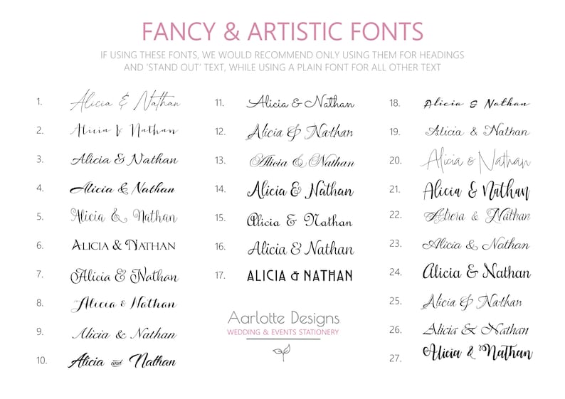 DIY Printed Wedding Table Seating Plan Chart Cards and Headers Simple Modern 203 image 4