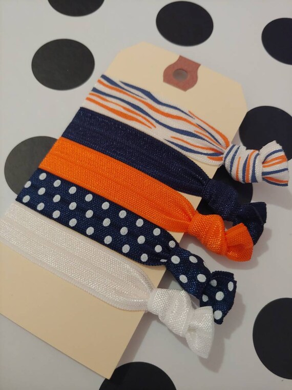Auburn University Elastic Hair Ties Emi Jay Inspired Tigers Etsy