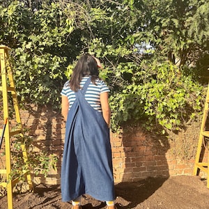 women denim dungaree dress Dungaree Dress For Women Chartou Women's Denim Overall Dress