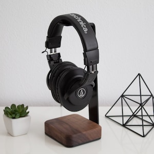 Wood Headphone Stand Handmade Stand Headphone Wood Stand Original