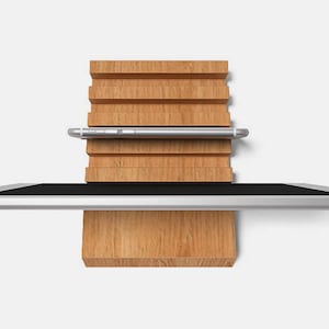 Wooden Multiple Charging Station for iPad, iPhone, Kindle, - Up to 5 Devices