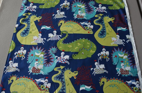 Weighted Blanket Knights & Dragons | Etsy