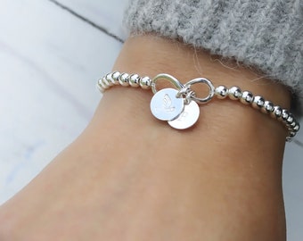925 Sterling Silver Infinity Charm Bracelet, Infinity Symbol, Personalized Charm Bracelet, Guardian angel charm • Beaucoupdebeads • B068