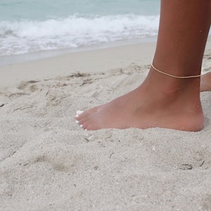 Gold Bead Anklet • Silver Bead Anklet • Anklet Bracelet • Dainty Anklet • Beaded Anklets • Anklet Jewelry • B264