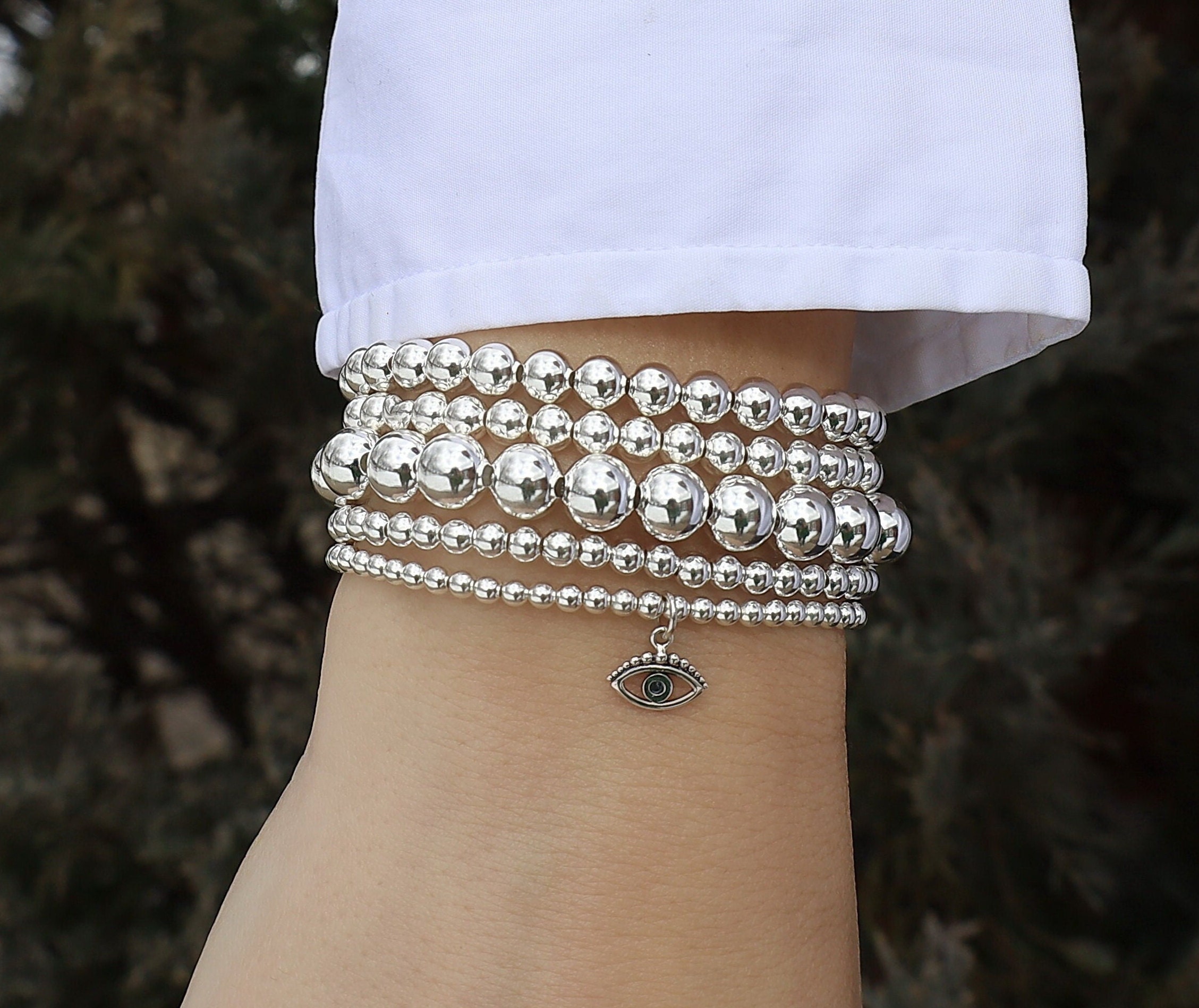 Amazon.com: Kathy Bankston Handmade 4mm Sterling Silver