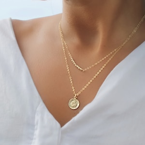 St. Christopherus Reise Gebet Charm Halskette • St. Christopherus Charmehalskette • Freunde Geschenk • St. Christopherus Anhänger • B288