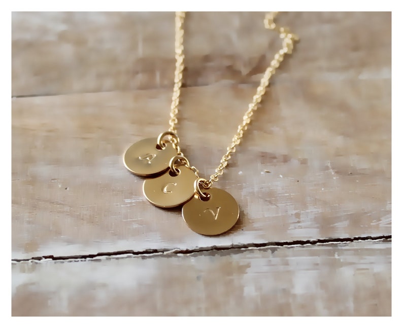 Etsy gold disc necklace Clearance