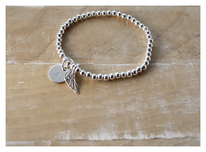 Sterling Silver Personalize Engravable Circle Round Disc BEAD CHARM