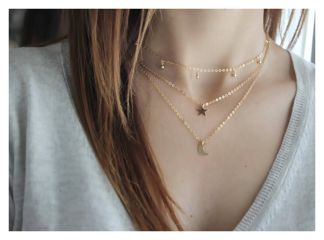 Inilbran Collier De Perles En Couches Boho Choker Colliers De