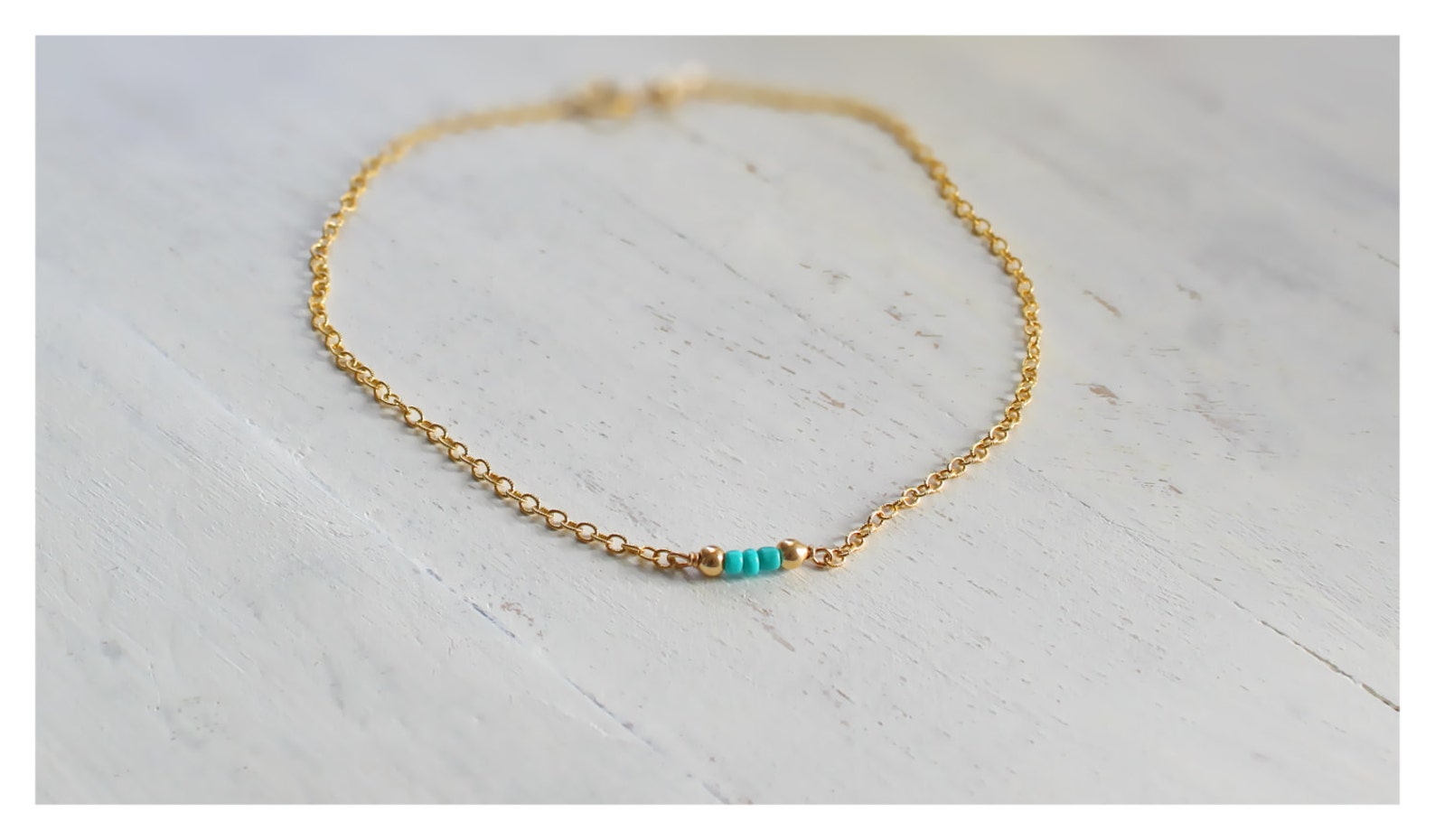 Gold Anklet Bracelet Anklet Bracelet Gold Turquoise Anklet Etsy
