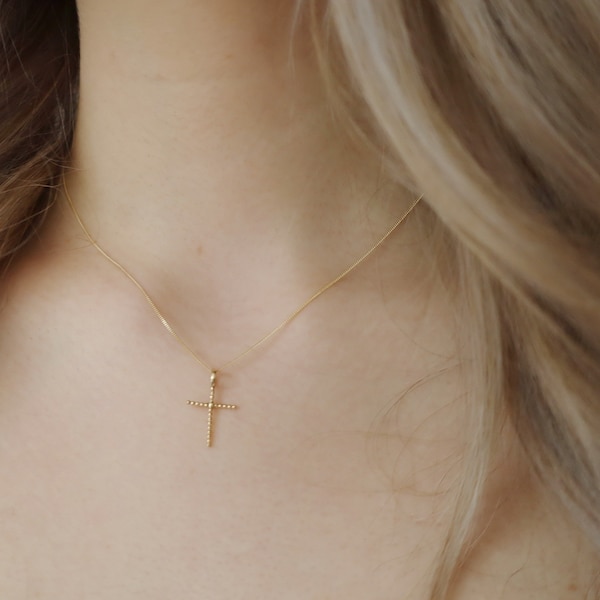 Wire Cross Necklace Etsy