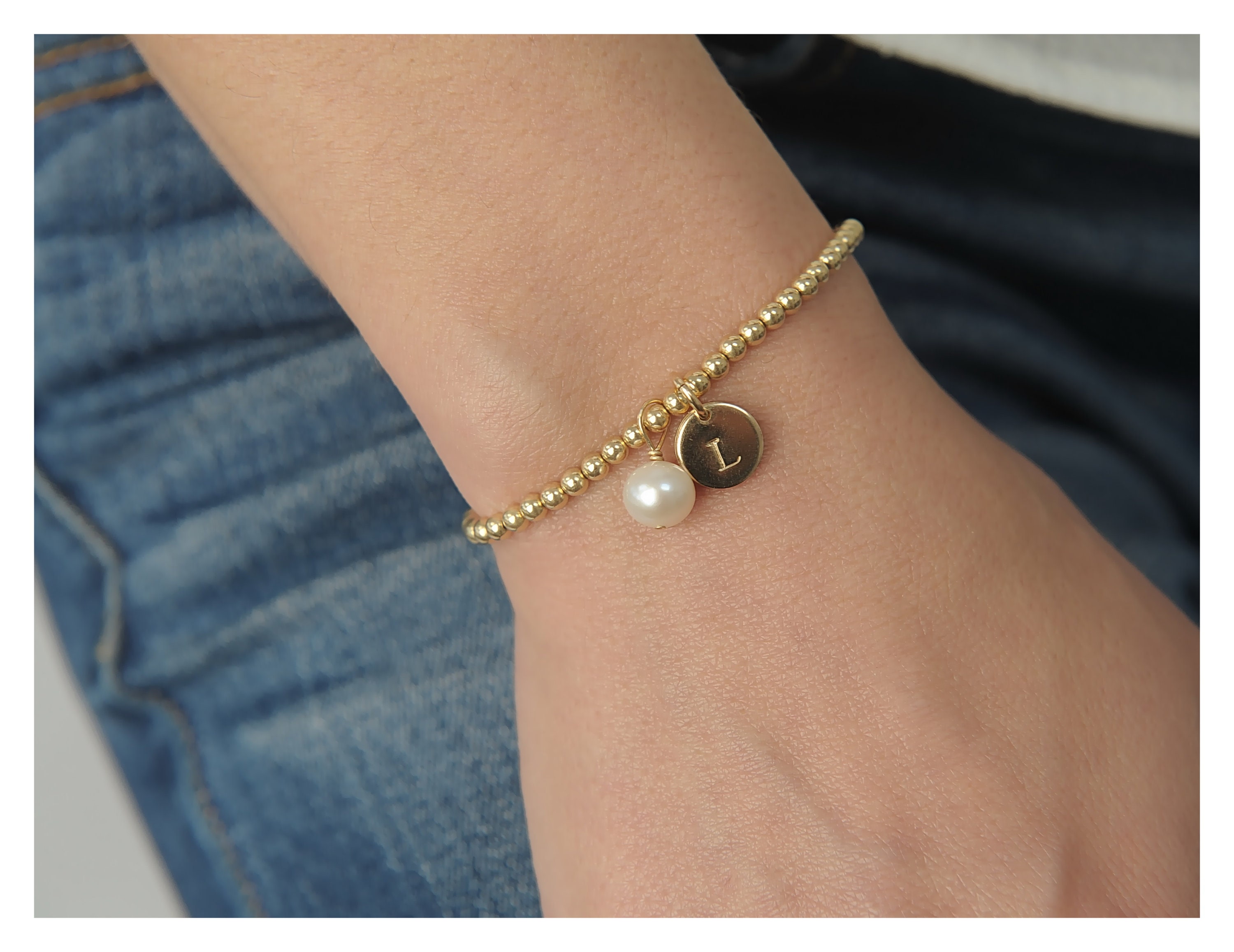 Rose Gold Perlen Kugeln Armbänder,Geschenk Für Someone