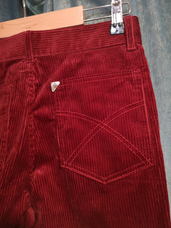 New Man 80's burgundy corduroy pants (TXS/S)  - image 6