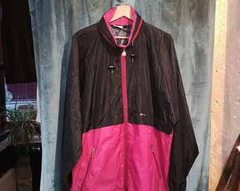 K-way noir et fuschia oversize (TU)