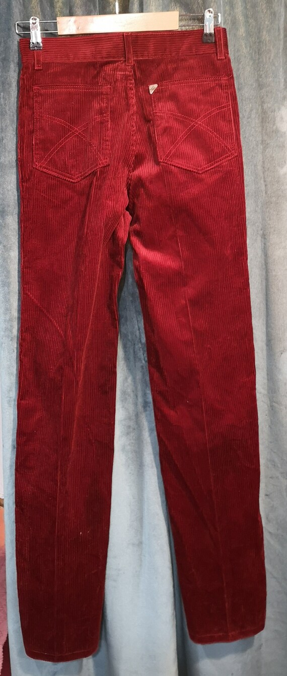 New Man 80's burgundy corduroy pants (TXS/S)  - image 5