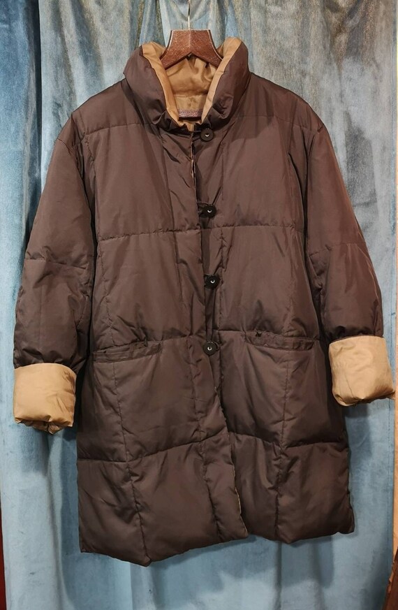 Reversible 90's Down Jacket TU - Etsy