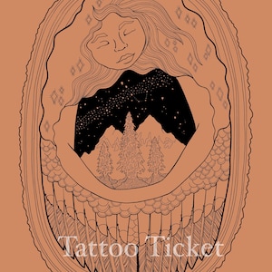 Großmutter Mond || Tattoo-Ticket