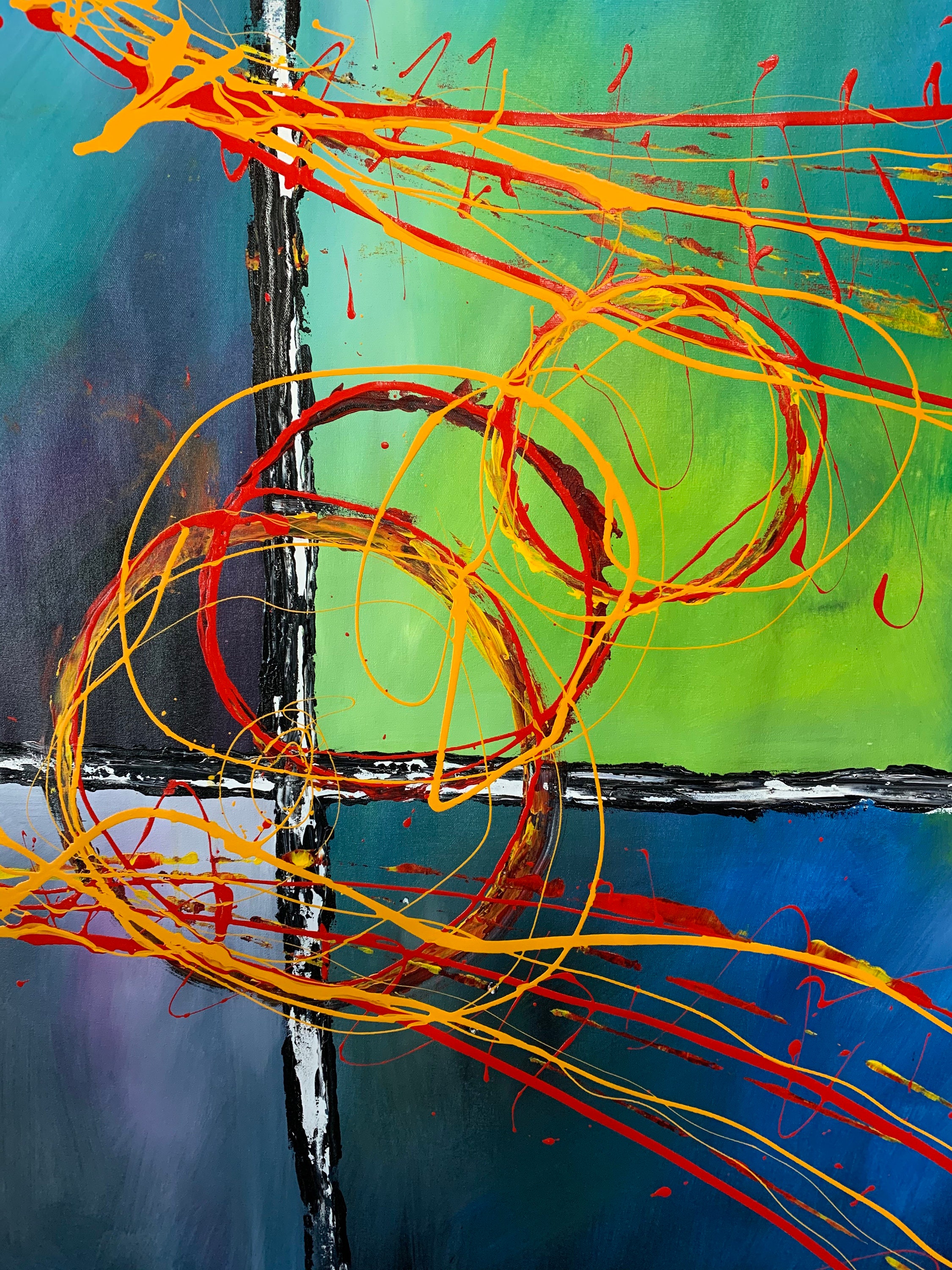 36x48 Extra Large Original Acrylic Painting Abstract Painting Etsy UK