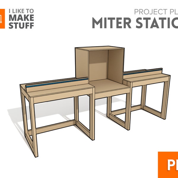 Miter Saw Station - Digital Plans