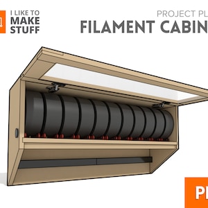 Filament Storage Cabinet — Digital Plans