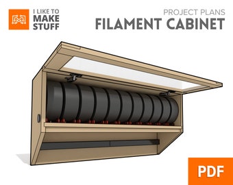 Filament Storage Cabinet — Digital Plans