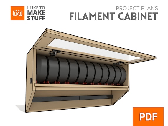 Filament Storage Cabinet Digital Plans - Etsy Australia