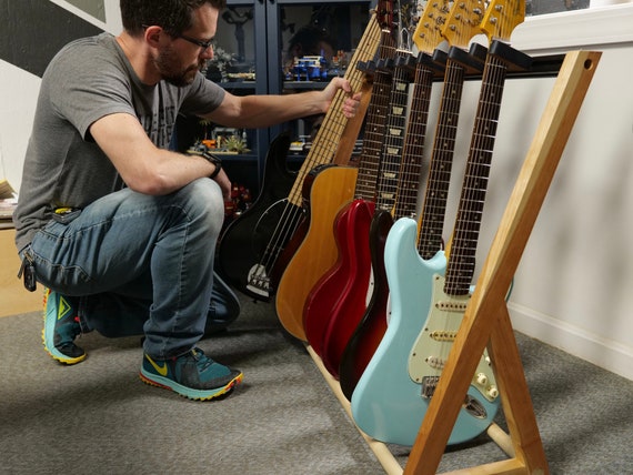 Multi Guitar Stand — Digital Plans - Etsy Israel