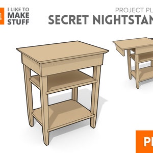 Secret Nightstand — Digital Plans