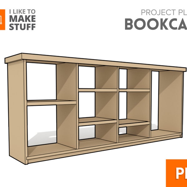 Simple Bookcase — Digital Plans