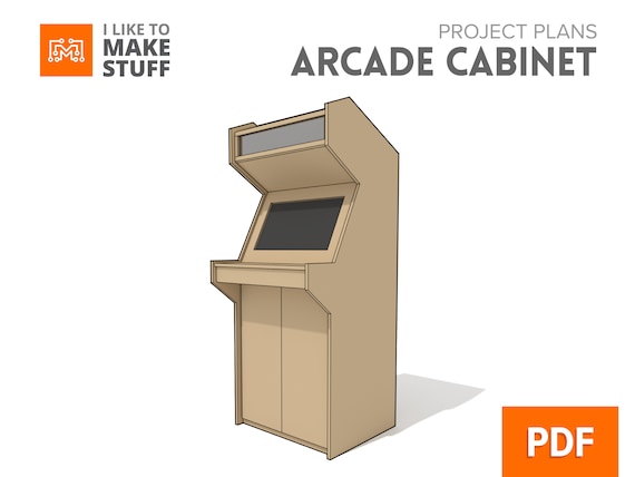 Arcade Cabinet Digital Plans Etsy Ireland