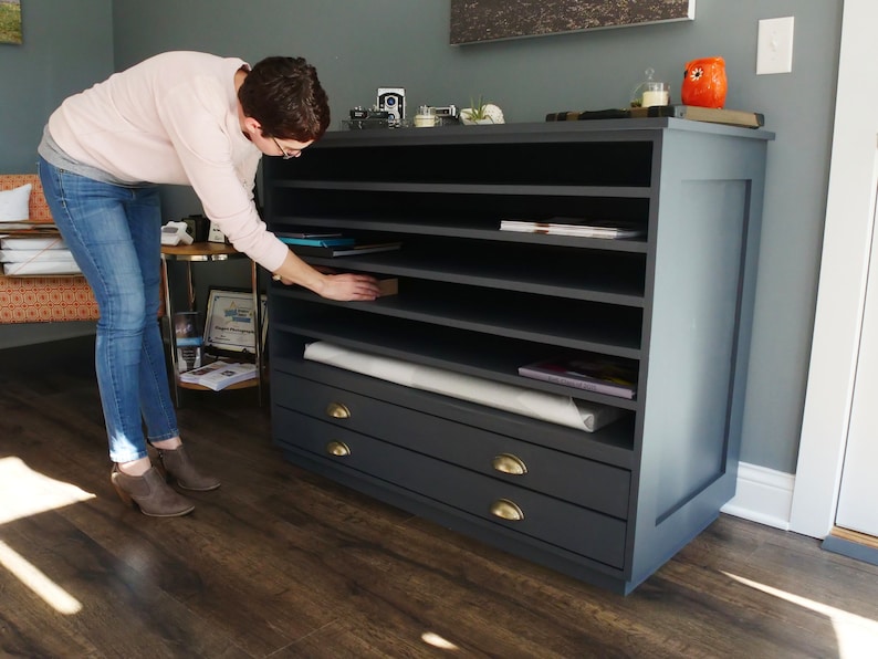 Flat File Open Map Digital Plans Etsy