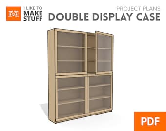 Double Display Bookcase — Digital Plans