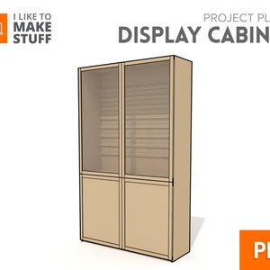 木製ディスプレイキャビネット Vintage display cabinet - Etsy 日本