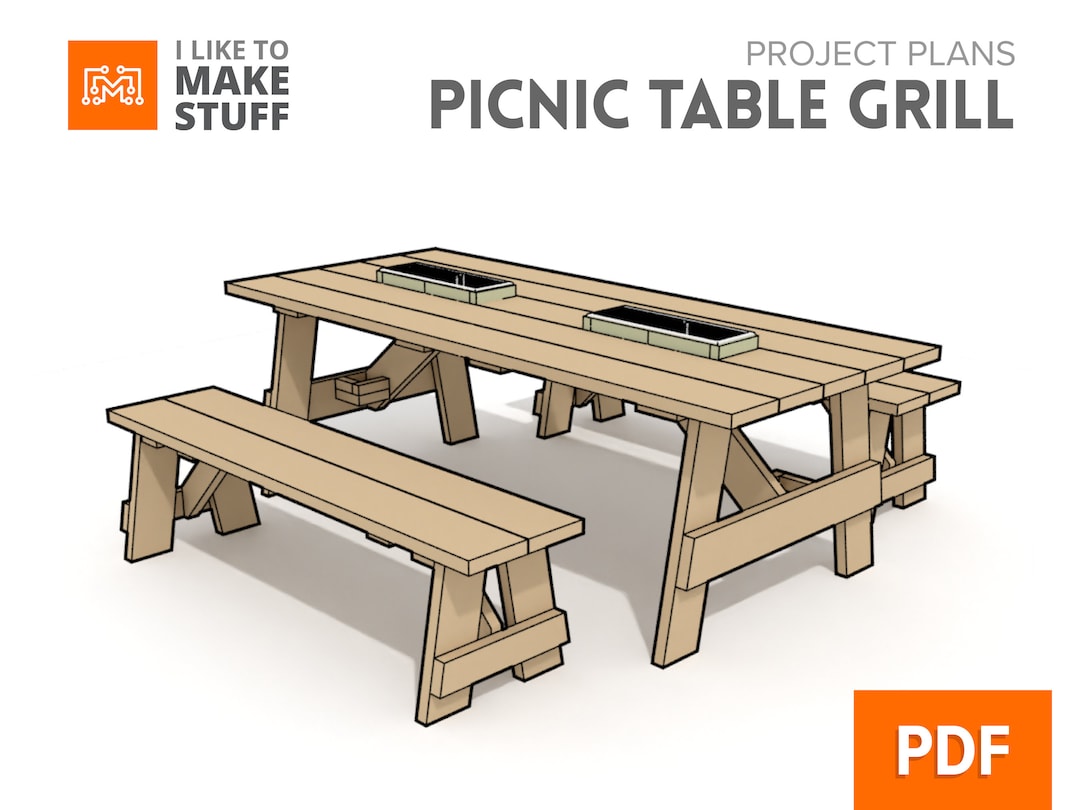 picnic table grill
